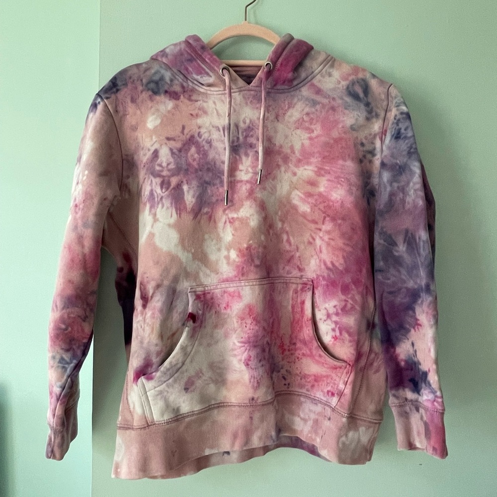 Organic Cotton Fleece Rose Quartz Hoodie & Sweatpants Set - Picture 4 of 12